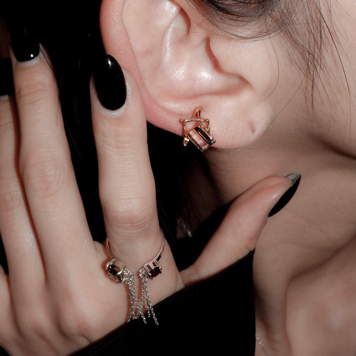 アウトサイダーイヤーカフ(アメトリン)