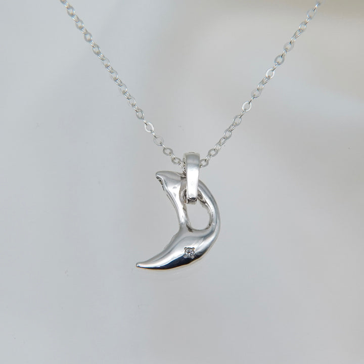 Charm Necklace-Crescent Moon
