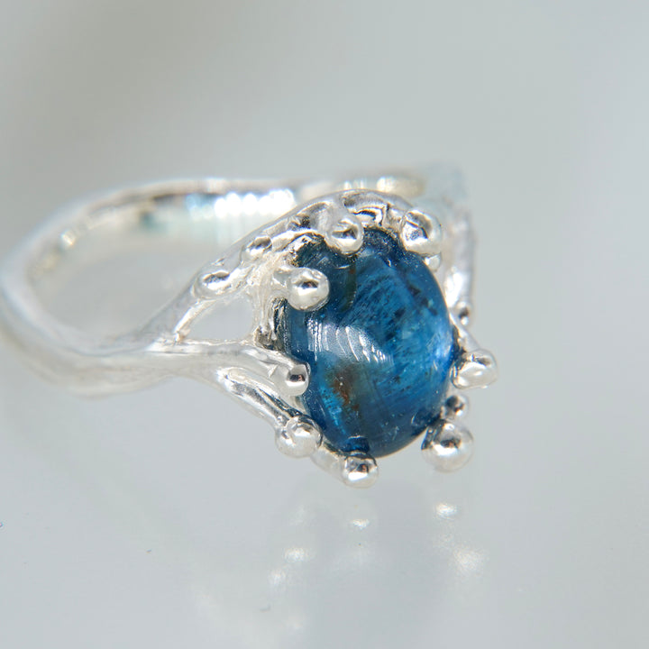 Teal Blue Kyanite Ring (SAI OOAKSeries)