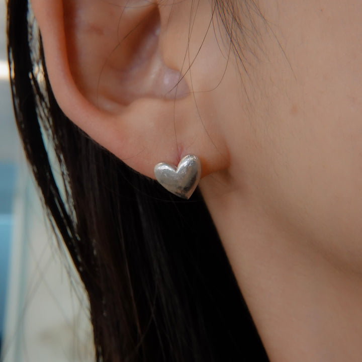 Silver pierced earrings SMA23ピアス Heart