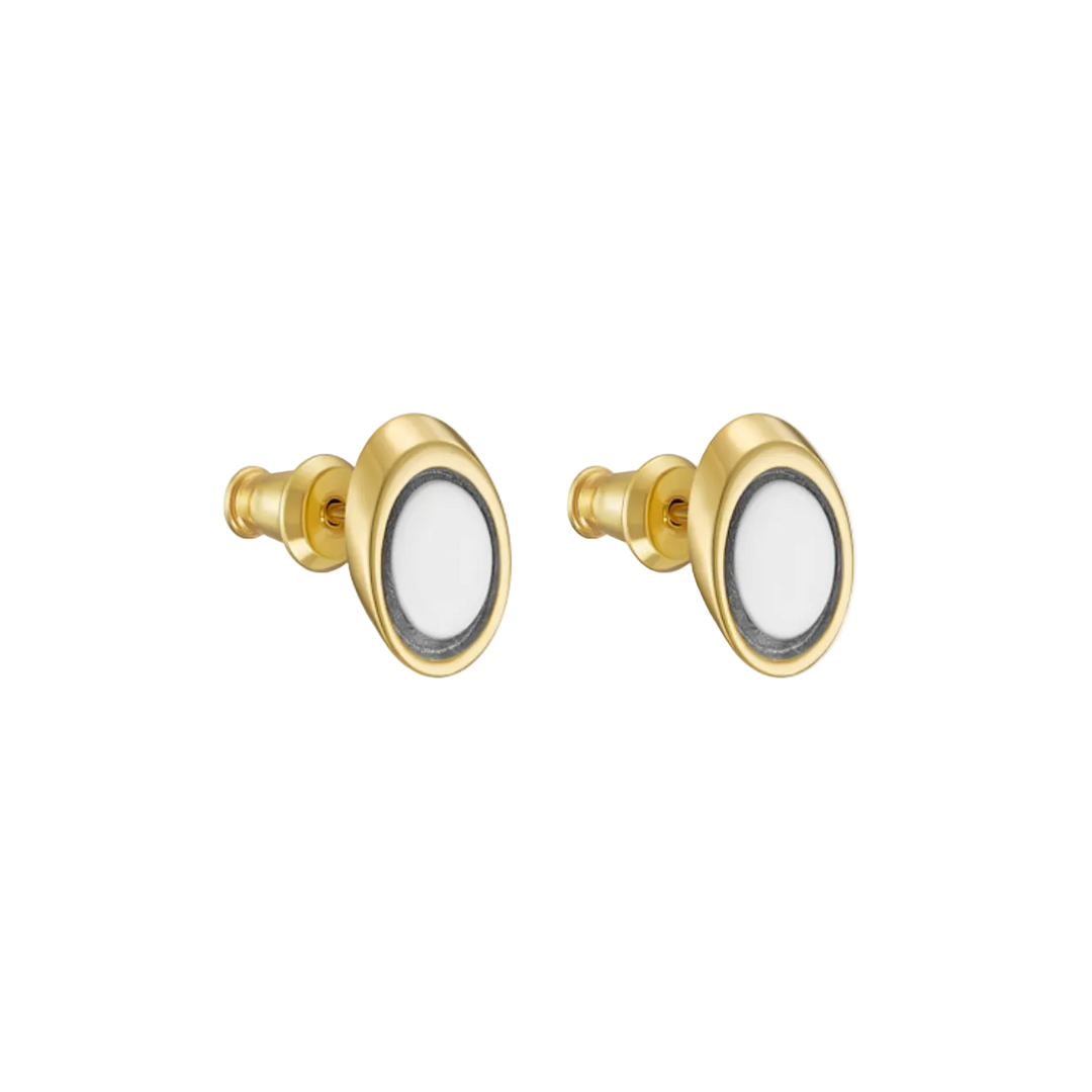 Stem Cut Studs Vermeil