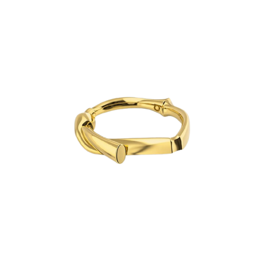 Grass Knot Ring Gold Vermeil