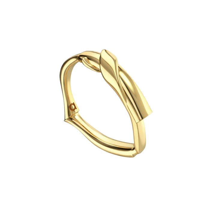 Grass Knot Ring Gold Vermeil