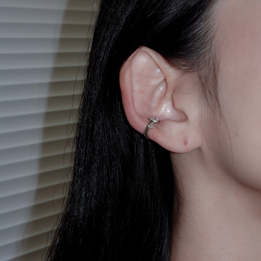 rose cut ear cuff