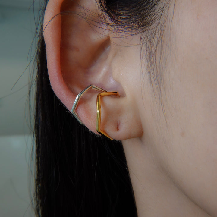 Heptagon Ear Cuff