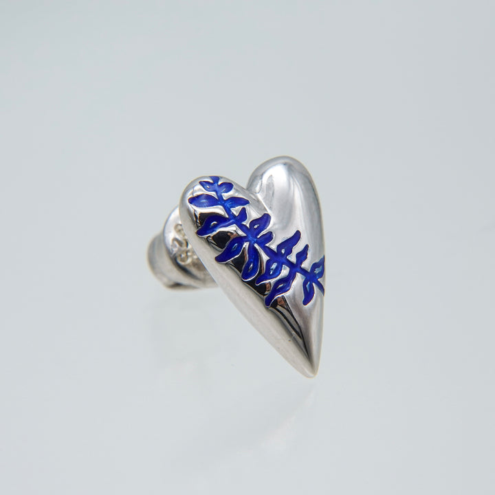 Fern Heart Studs Jarman&