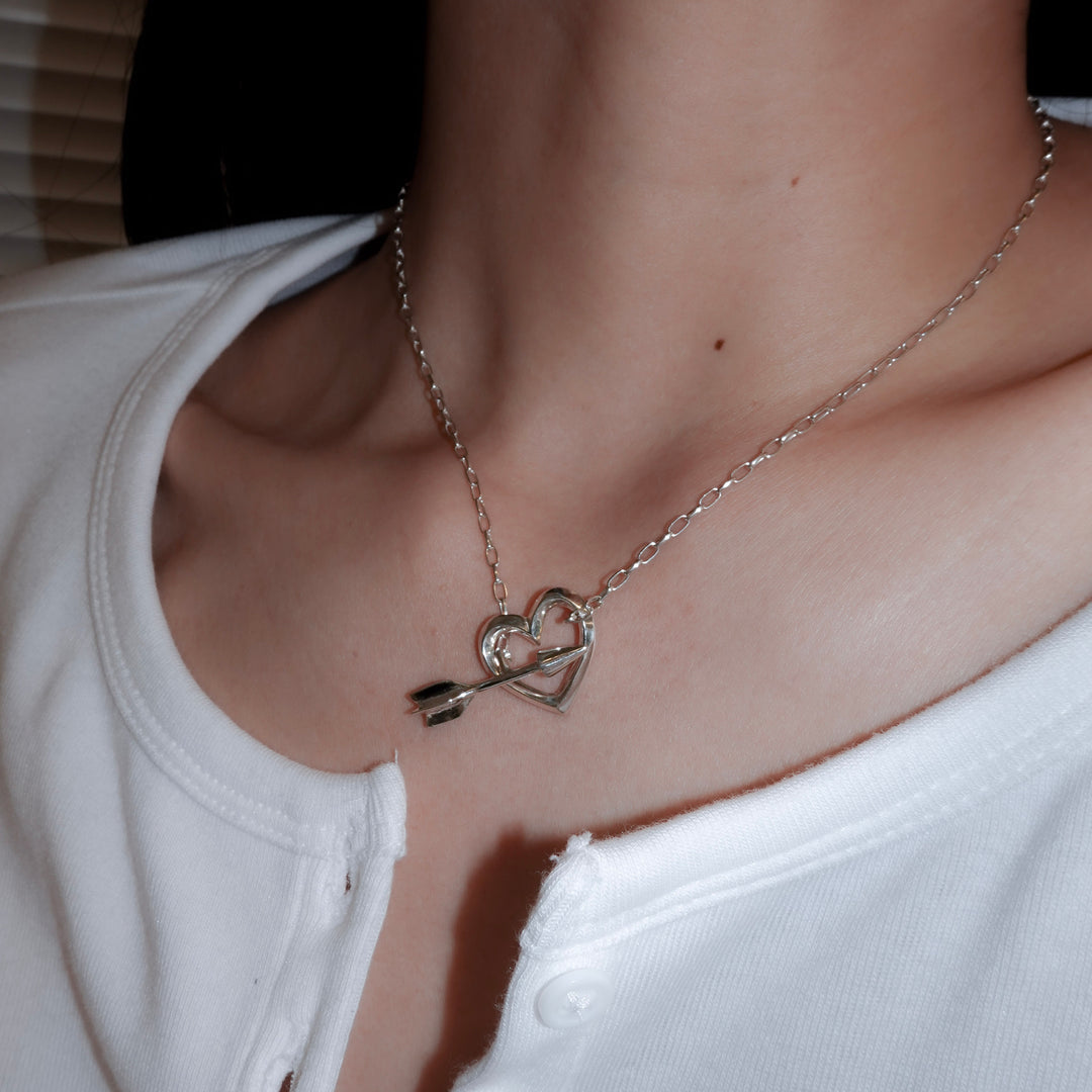 ハート＆アローネックレス