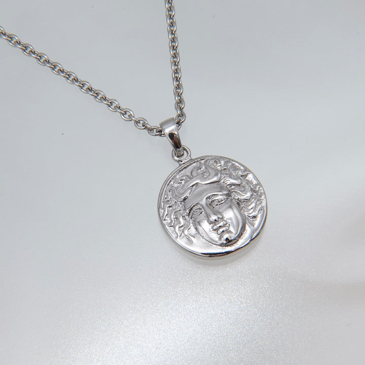 Silver Coin necklace
