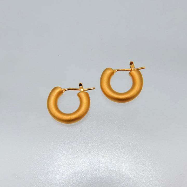 Gold(matte)pierced earrings GMA18matteピアス(マット仕上)