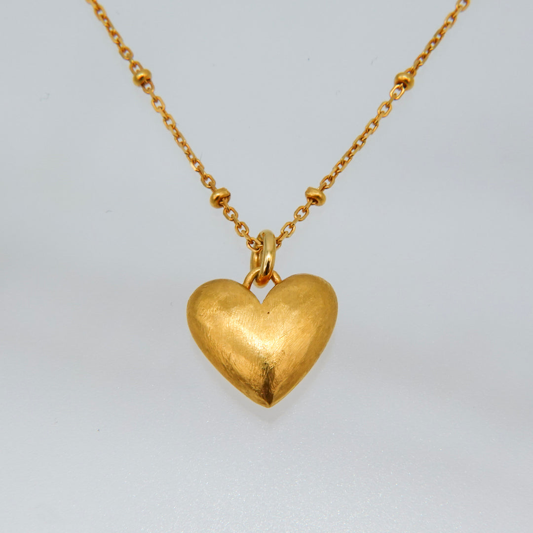 Gold necklace GMP6 ハートネックレス