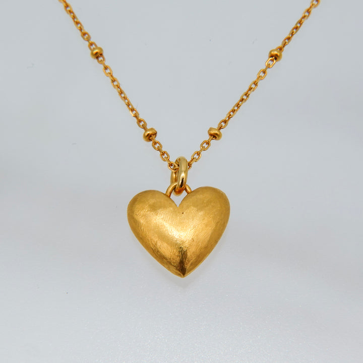 Gold necklace GMP6 ハートネックレス