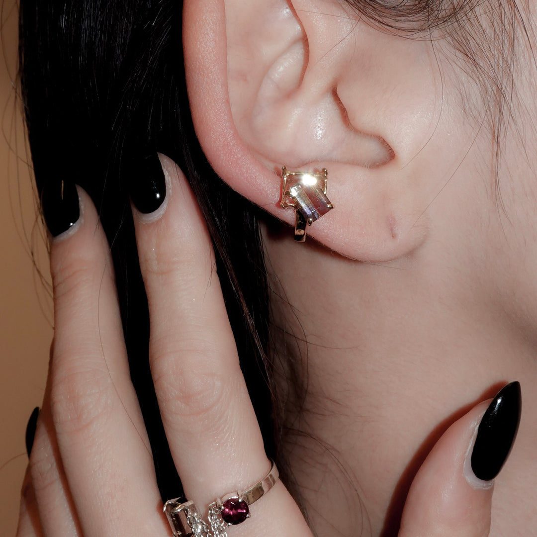 アウトサイダーイヤーカフ(アメトリン)