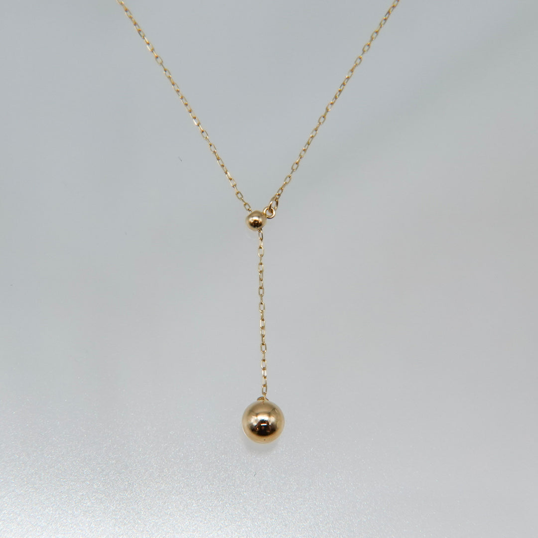 〈山〉K10朝露ネックレス