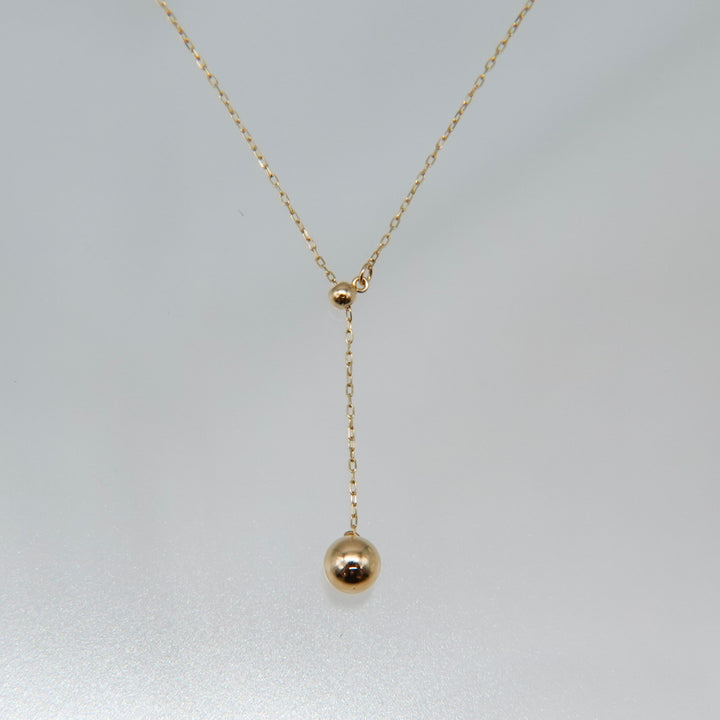 〈山〉K10朝露ネックレス