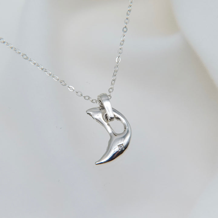 Charm Necklace-Crescent Moon