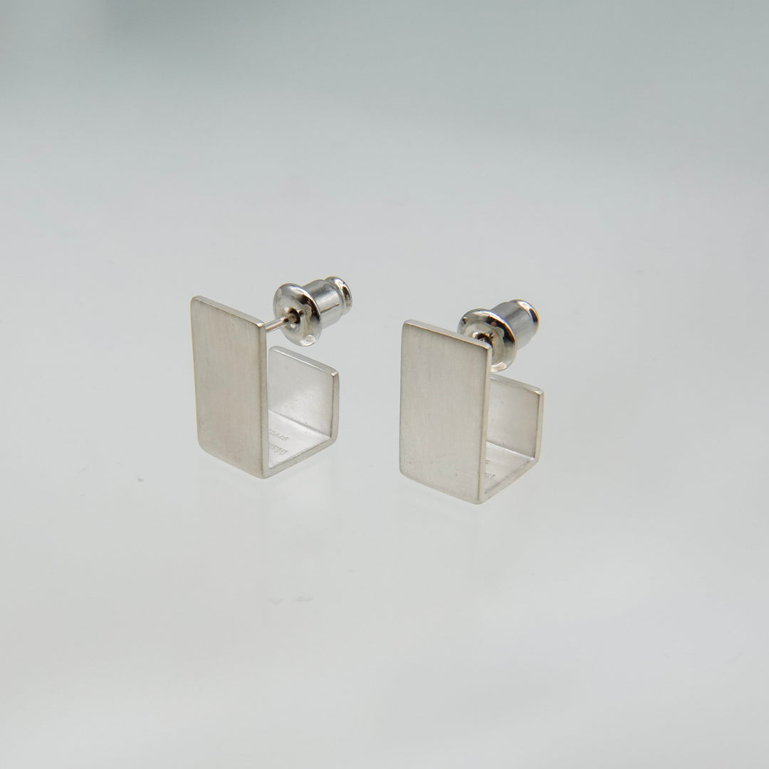 BOX pierced earring