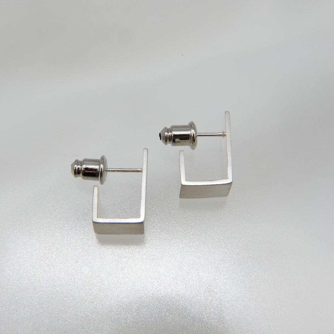 BOX pierced earring