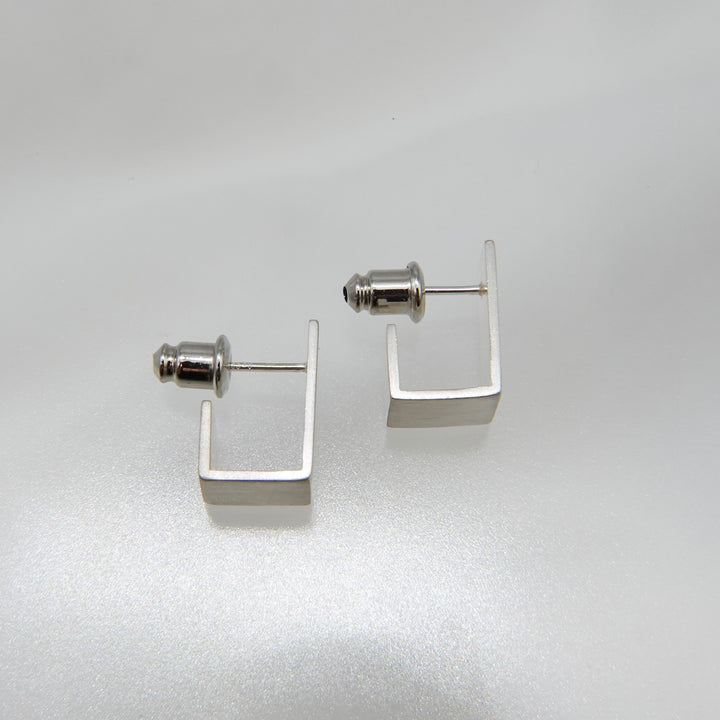 BOX pierced earring