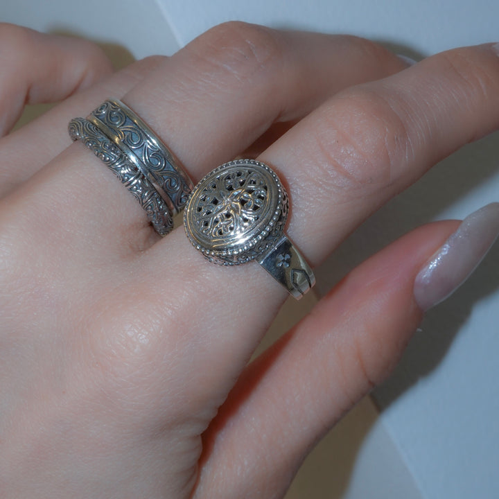 Garden Shadows oval Ring_2458