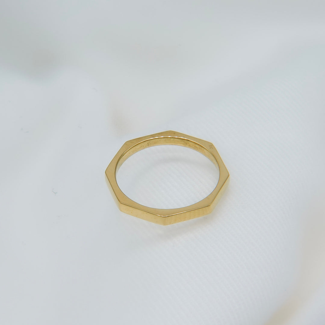 "Octagon" ring (GOLD)
