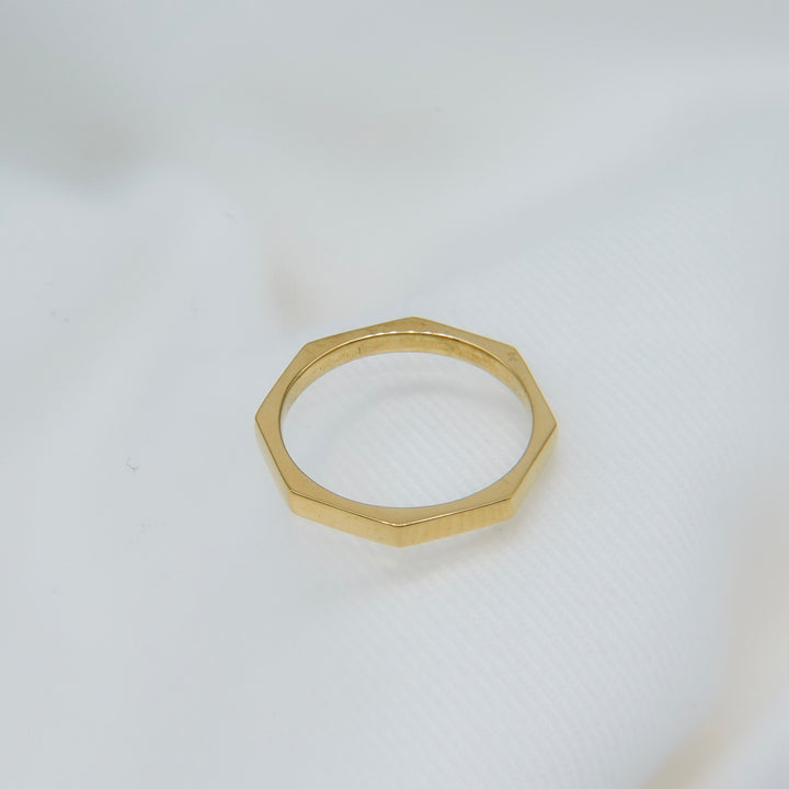 "Octagon" ring (GOLD)