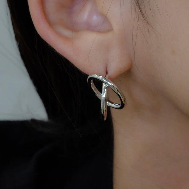 silver pierced earrings SMA2 ピアス
