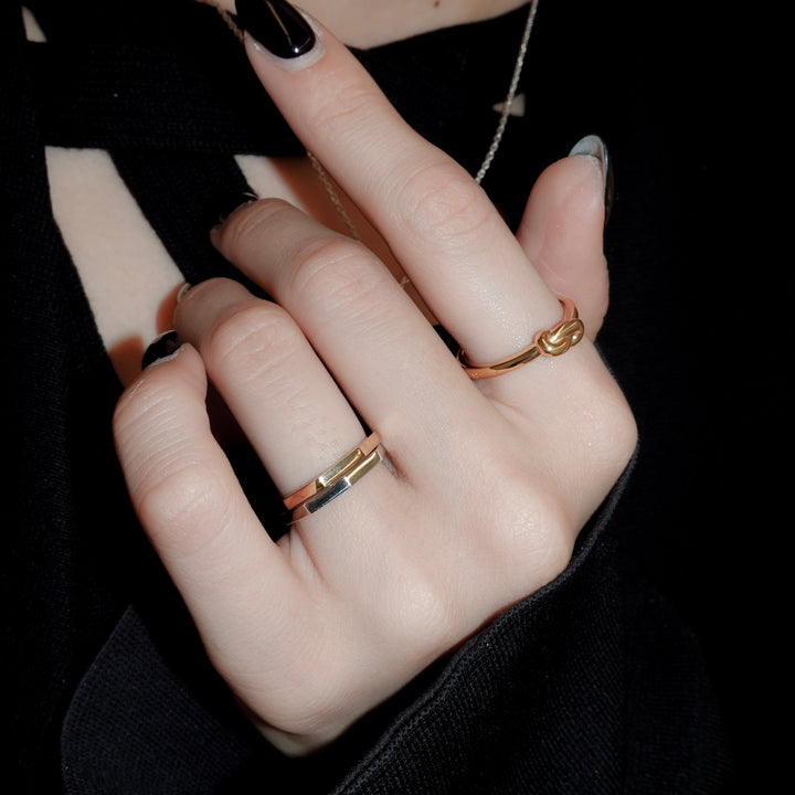 "Octagon" ring (SILVER)