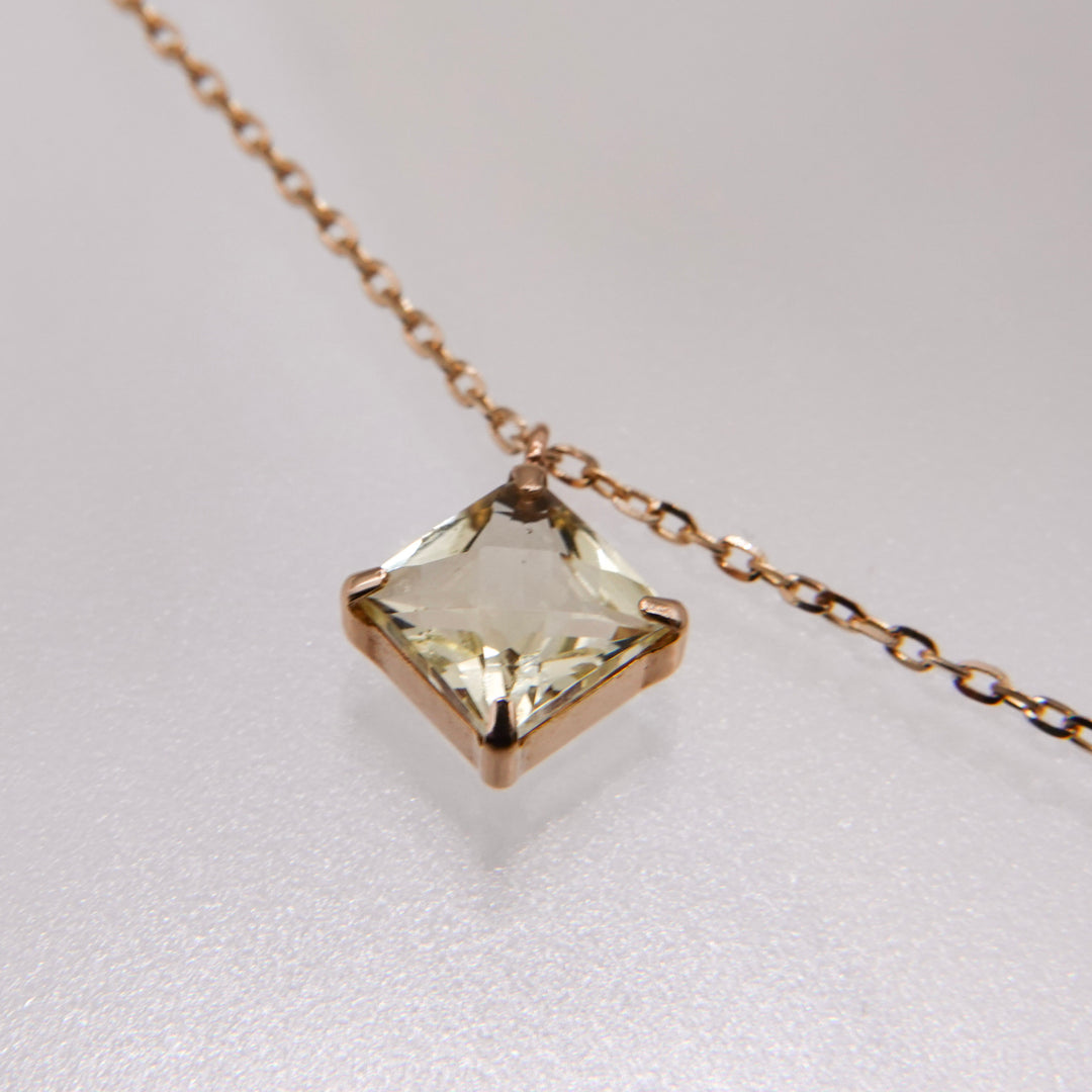 STARRY NECKLACE_10KYG x Amethyst x Lemon Quartz x Blue Topaz x Peridot x Citrine