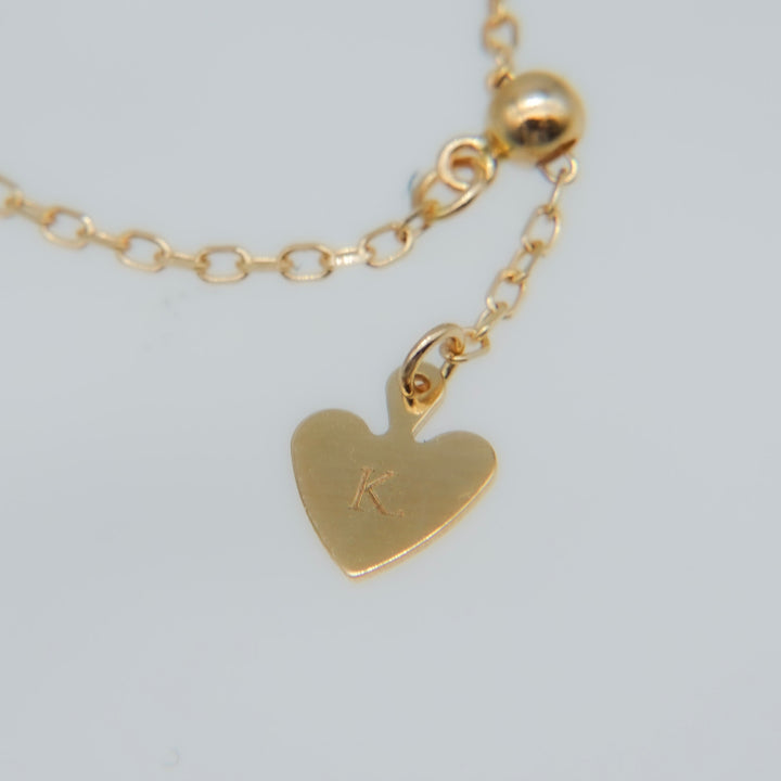 DEW CHAIN RING_K10YG x White topaz