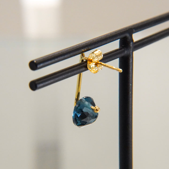 CANDY London Blue Topaz Pierced Earring