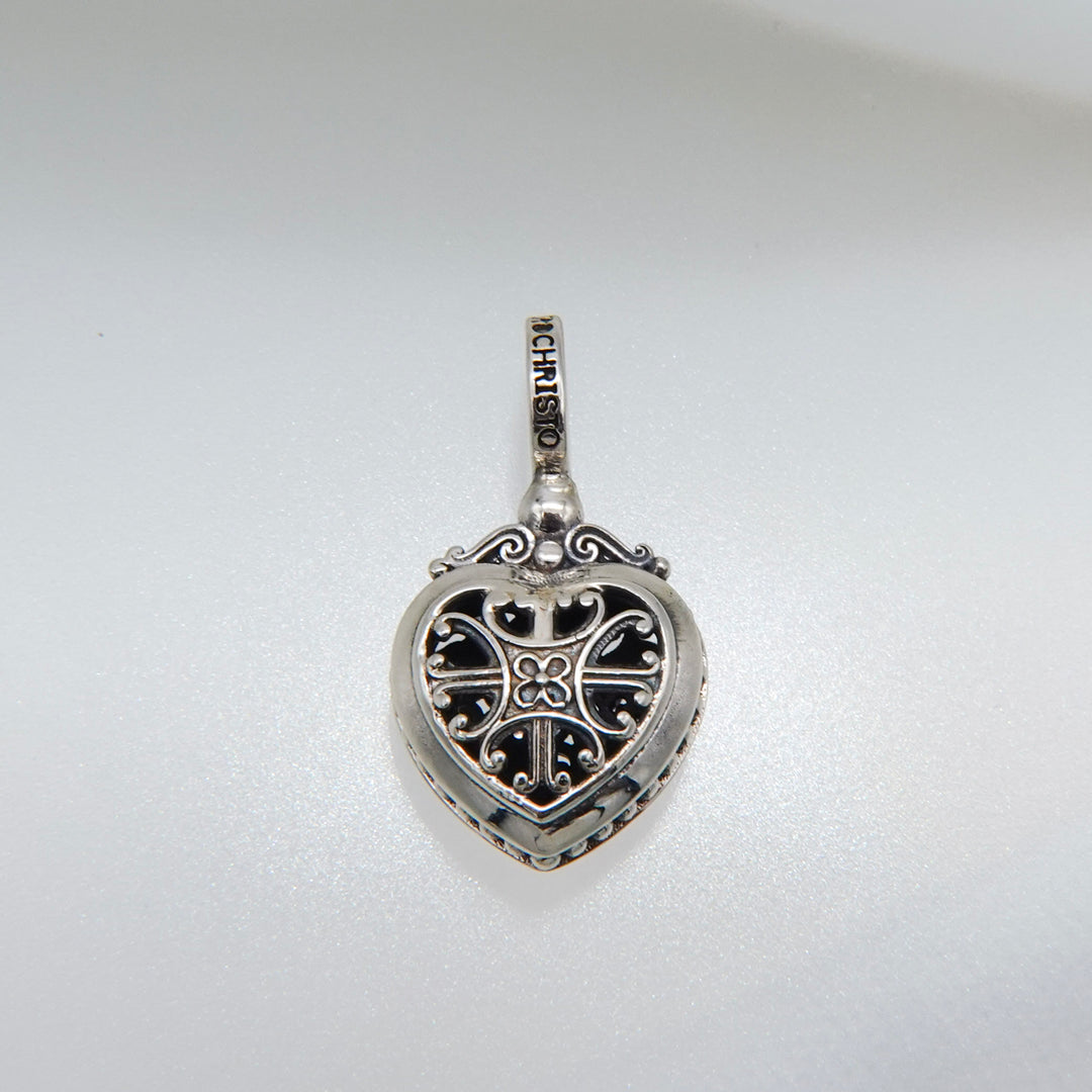 Roxanna Heart Pendant in Sterling Silver_10033C