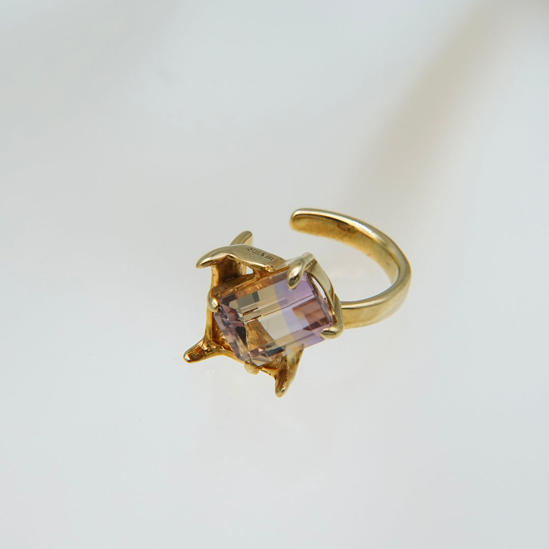 アウトサイダーイヤーカフ(アメトリン)