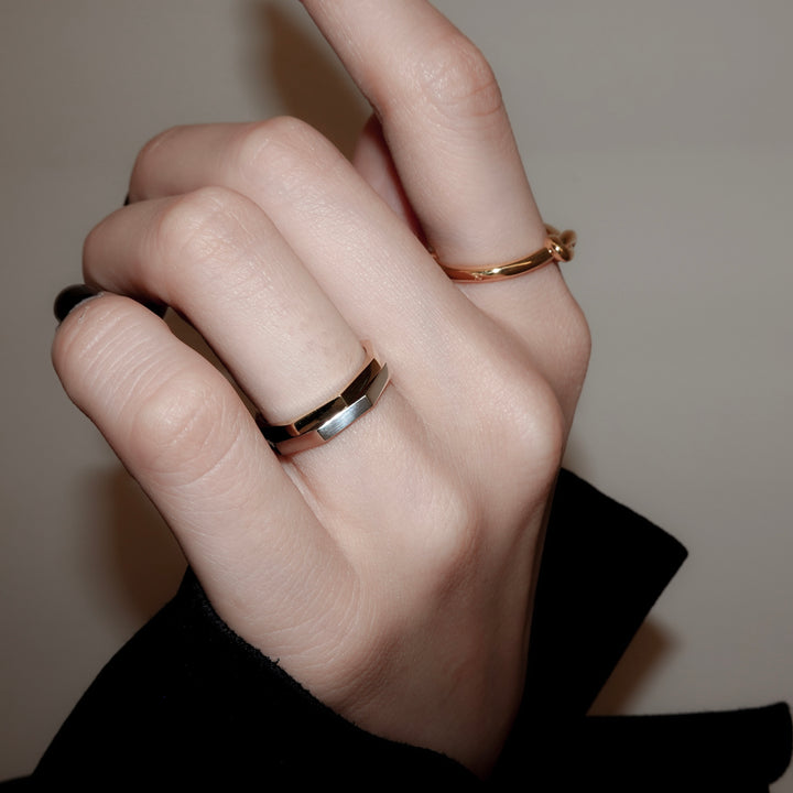 "Octagon" ring (SILVER)
