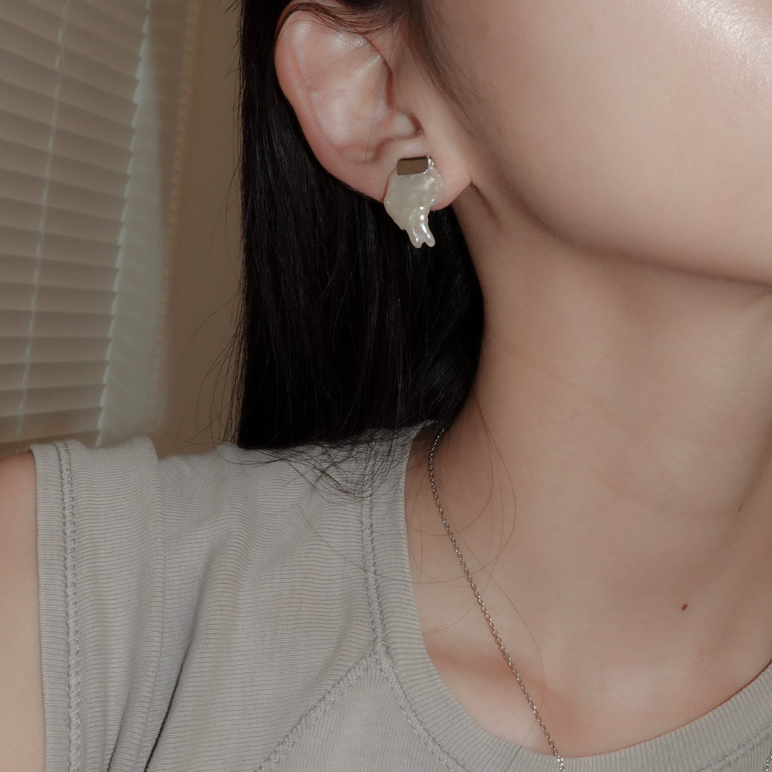 HASAMU earring pearl