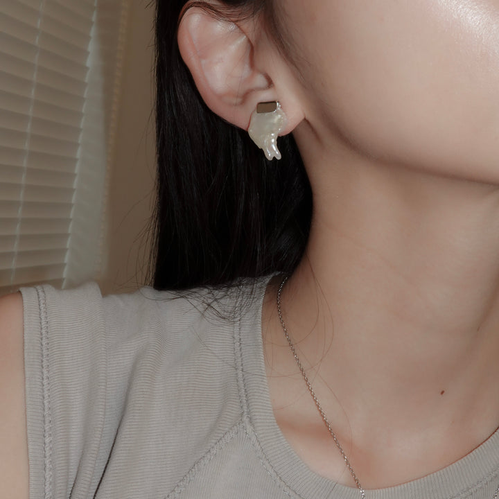 HASAMU earring pearl