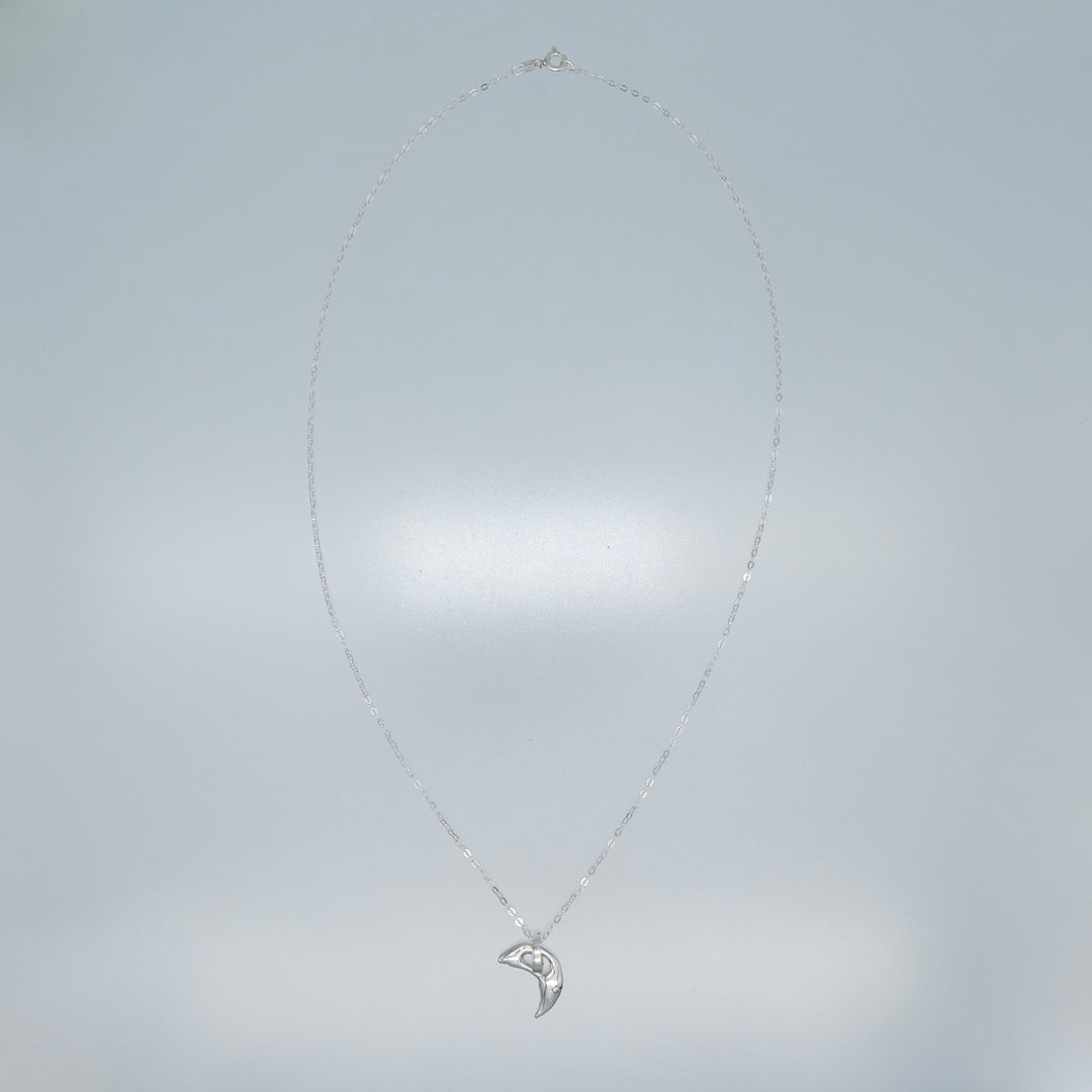 Charm Necklace-Crescent Moon