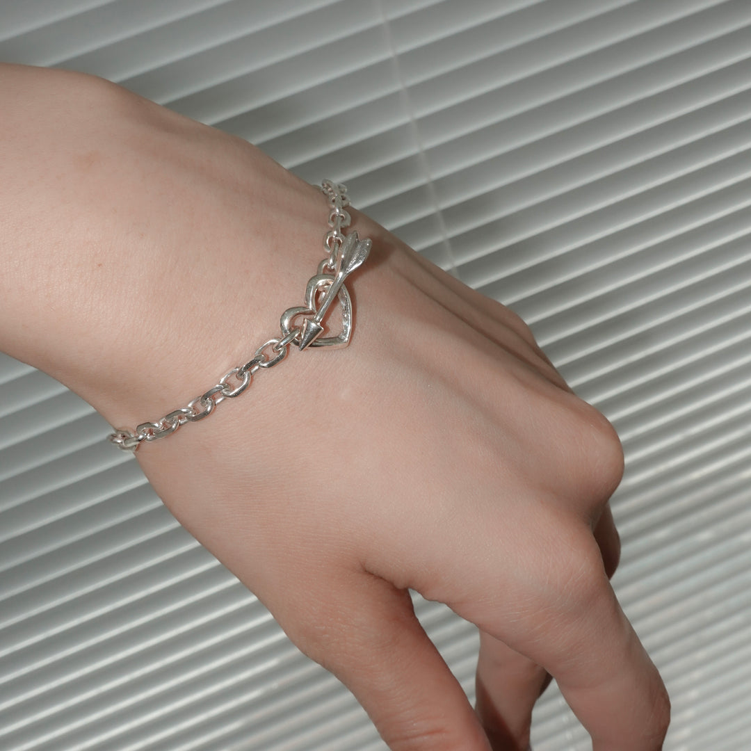 ハート＆アローブレスレット