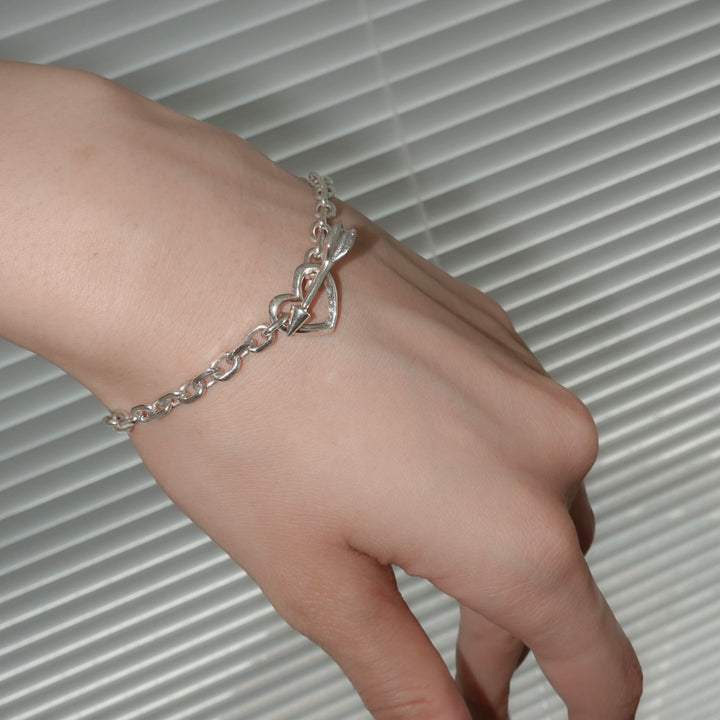 ハート＆アローブレスレット