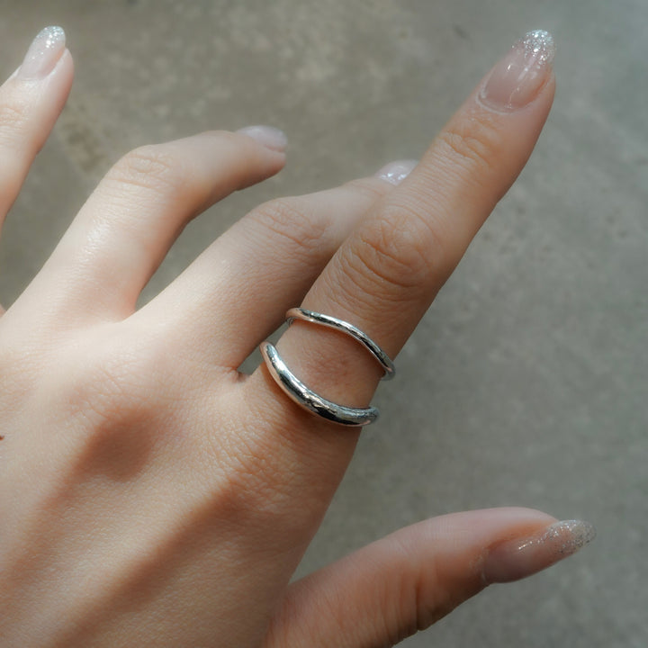 YU-KIN DOUBLE HEART SET RING