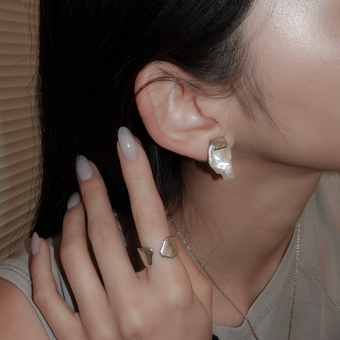HASAMU earring pearl