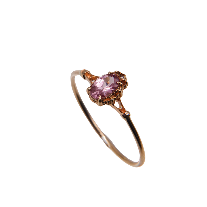 1831 Malaya Garnet Ring