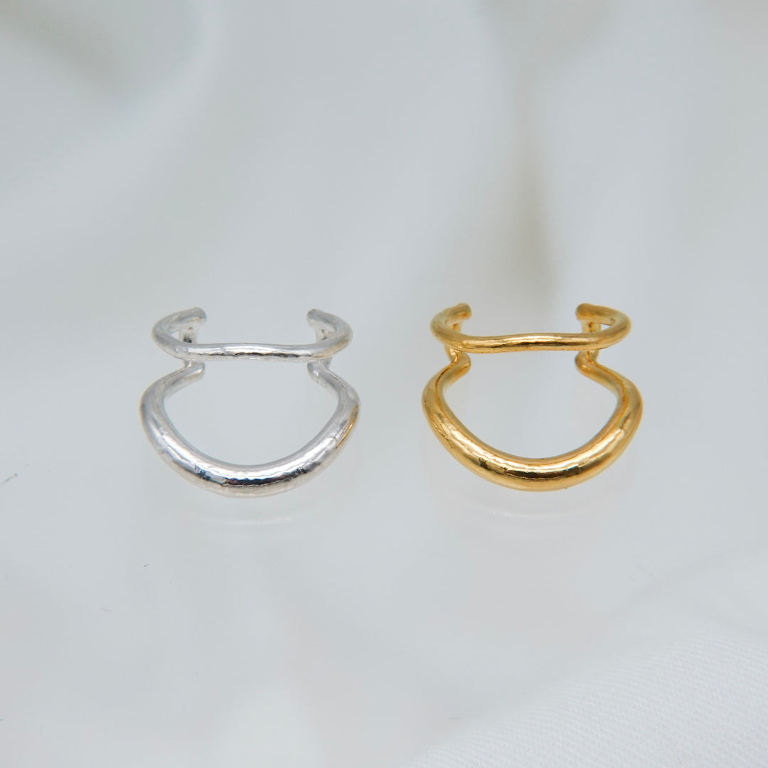 YU-KIN DOUBLE HEART SET RING