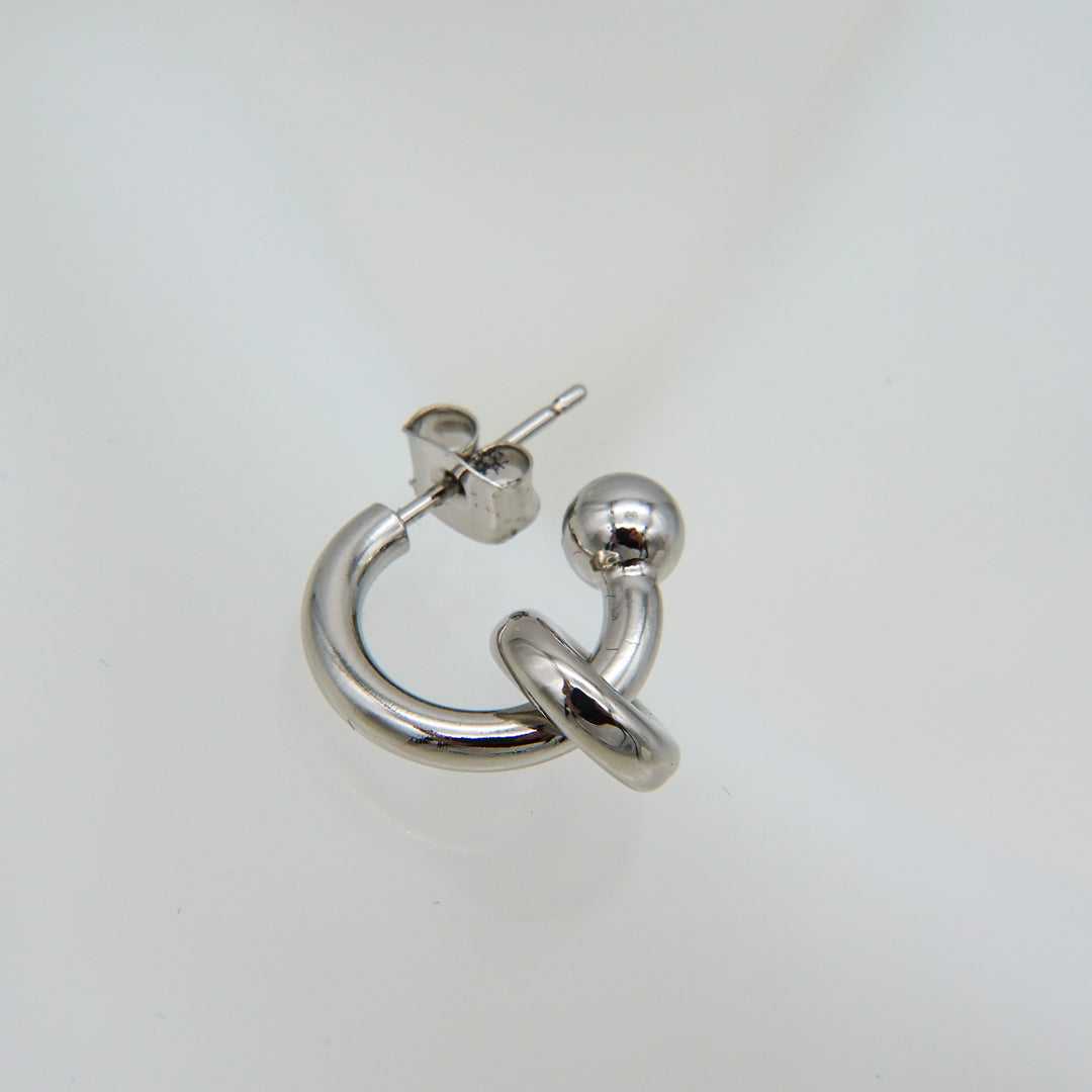 ETHAN EARRINGS (Palladium)