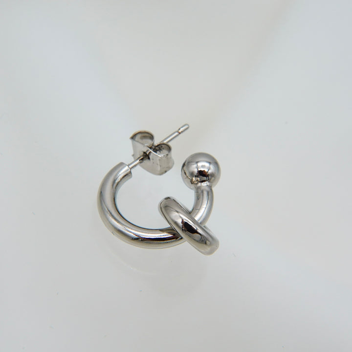 ETHAN EARRINGS (Palladium)