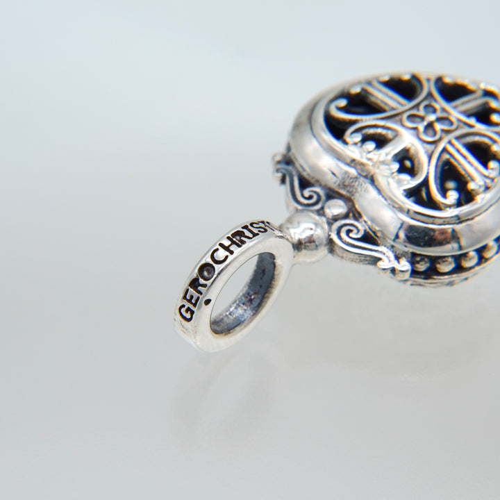 Roxanna Heart Pendant in Sterling Silver_10033C