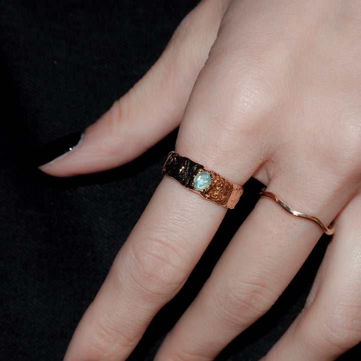 シルバーバンドリング(アパタイト)