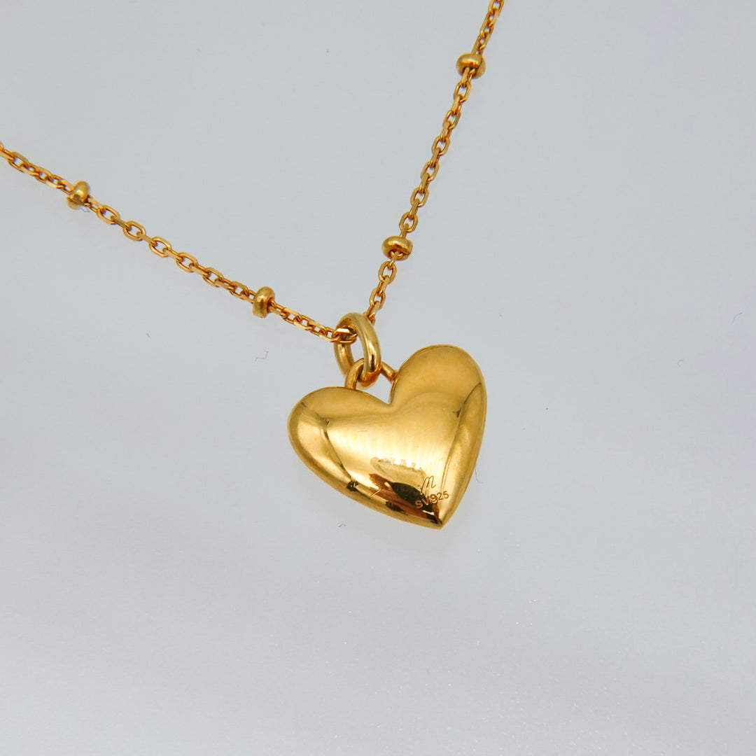 Gold necklace GMP6 ハートネックレス