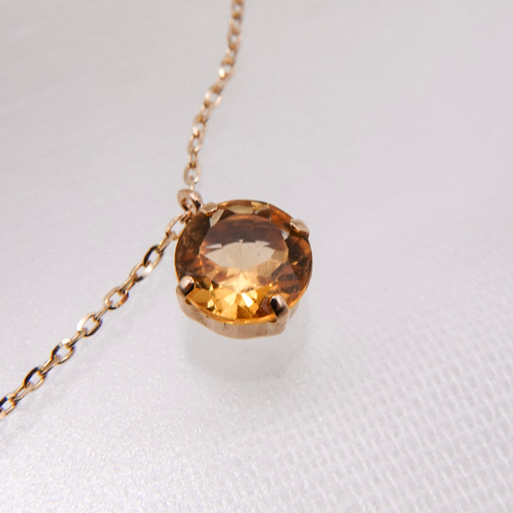 STARRY NECKLACE_10KYG x Amethyst x Lemon Quartz x Blue Topaz x Peridot x Citrine