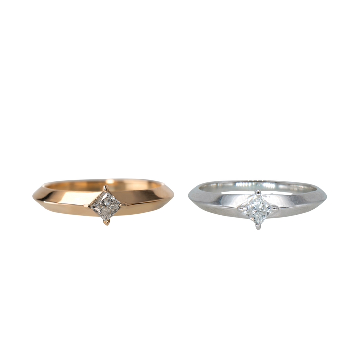 Prism Solitaire Ring -【Lab Grown Diamond】