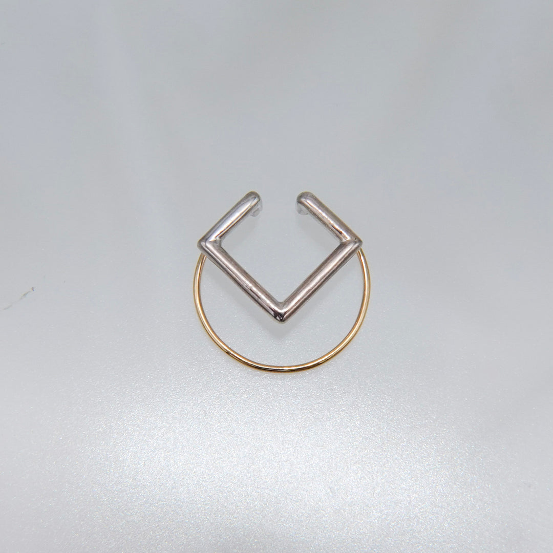 Mixed Line Ear Cuff